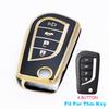 2/3/4 Buttons for Toyota Auris Corolla Reiz Avensis Verso Yaris Aygo Rav4 Scion TC IM TPU Car Key Case Cover Remote Shell Fob