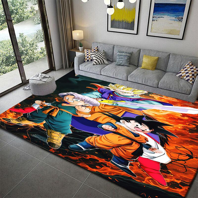 Dragon Ball Universe Survival Design Carpetanime Soft Washable Cartoon Floor Carpet