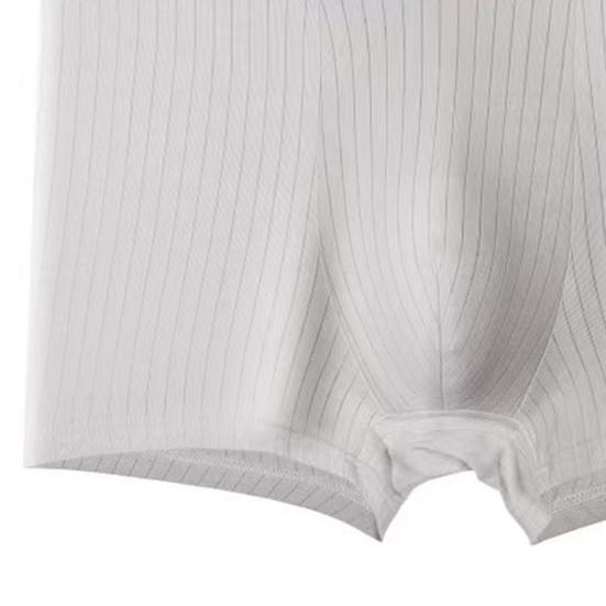 Dünne Boxershorts für Herren, nahtlos, weich, Kontrastfarbe, mittlere Taille, Baumwolle, U-konvex, gestreift, weich, Übergröße, elastisch, schnell trocknend, feuchtigkeitstransportierend, für Herren