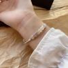 999,9 Milioni Monete di Rame Argento Sterling, Bracciali in Argento Puro, Monete Solide da Donna, Bracciali in Argento, Design Giovani e Minimalisti