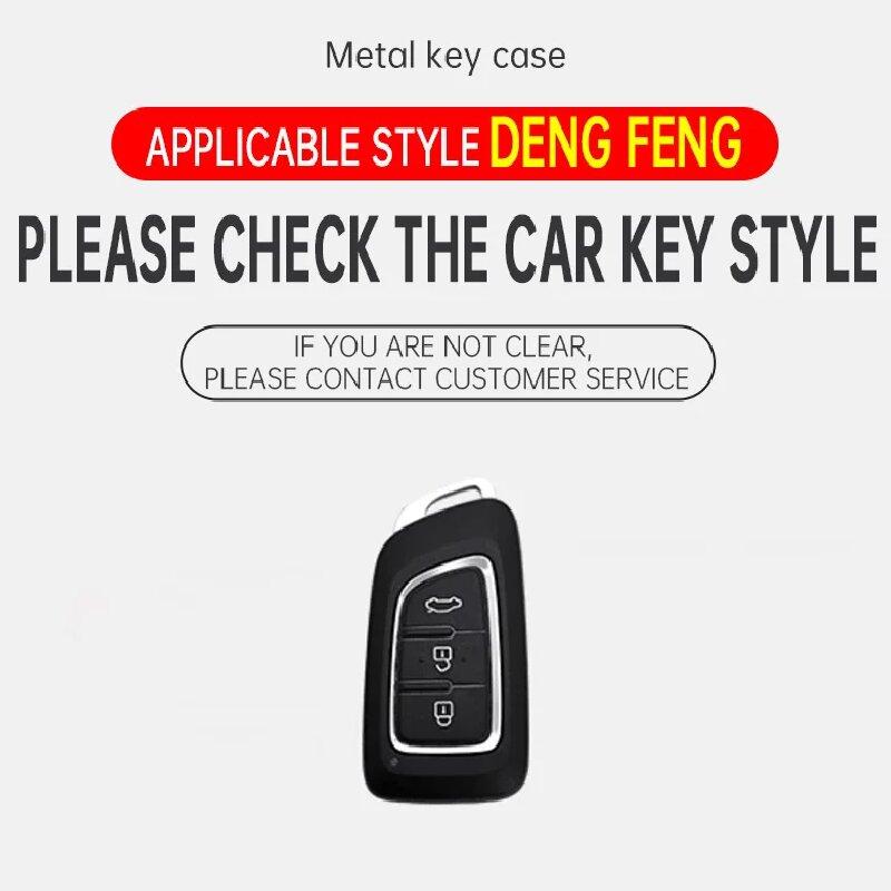 Zinc Alloy Leather Car Key Cover For Dongfeng 580 370 S560 Dfm Ax7 Ax5 Ax4 Ax3 Mx5 Key Case Car Key Case Protective Cover
