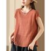 2026 Sommer Damen Locker Geschnitten Einfarbig Kurzarm Pullover Top