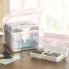1pcs Photo Storage Box Buckle Design Multiple Color