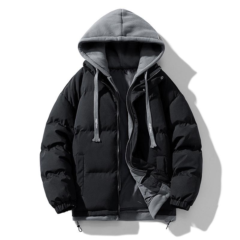 Men's Two-Piece Knit Outerwear - New Winter Style Cotton Jacket