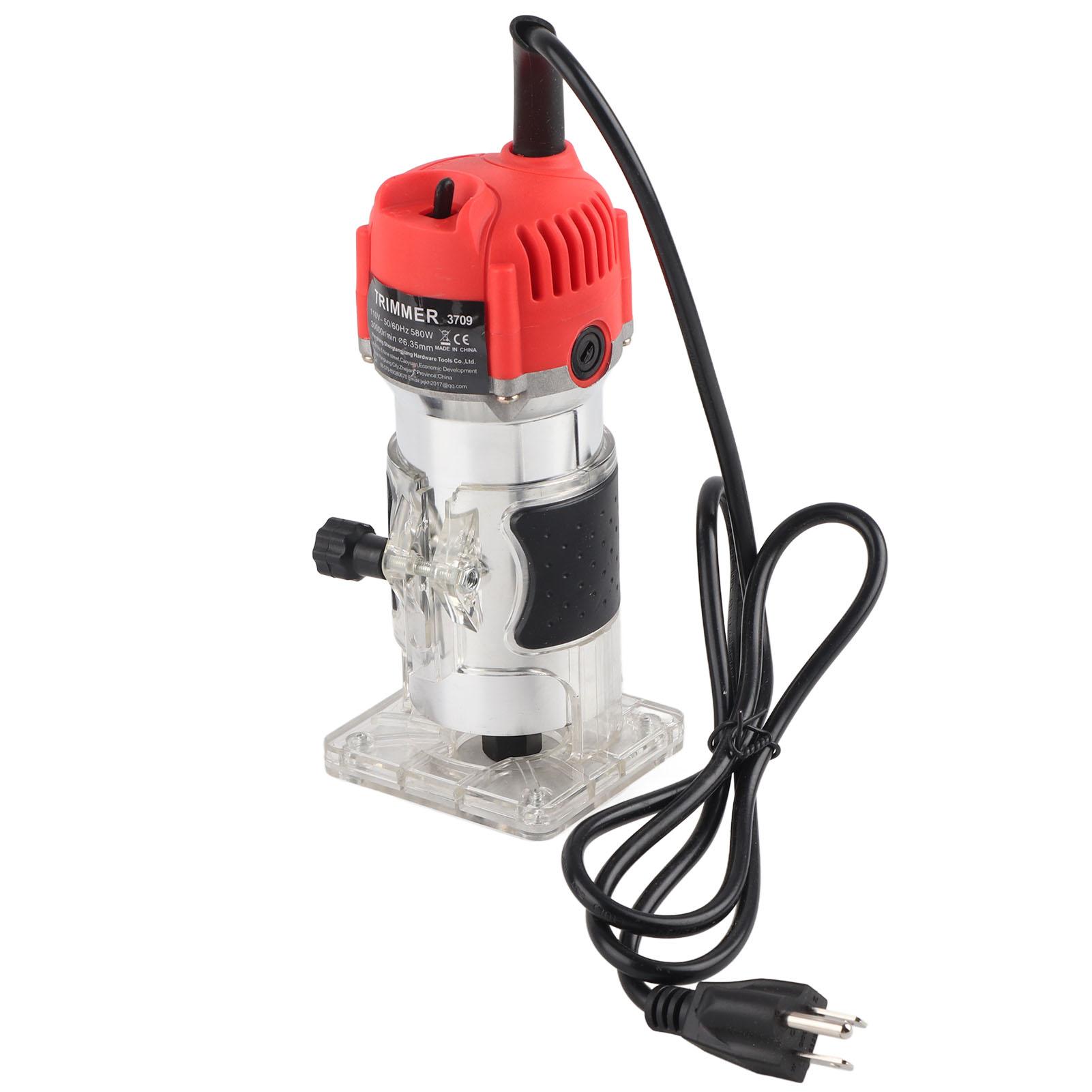 

30000RMIN Электрический ручной триммер для дерева, ламинатор, набор инструментов для фрезера белый