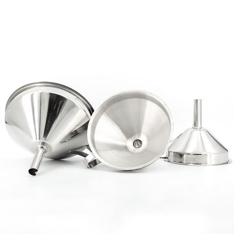 Bingyu 304 Stainless Steel Conical Funnel