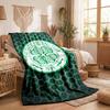 Celtic FC Print Flannel Blanket Soft Warm Sofa Bed Throw Blanket For Home Office Bedroom