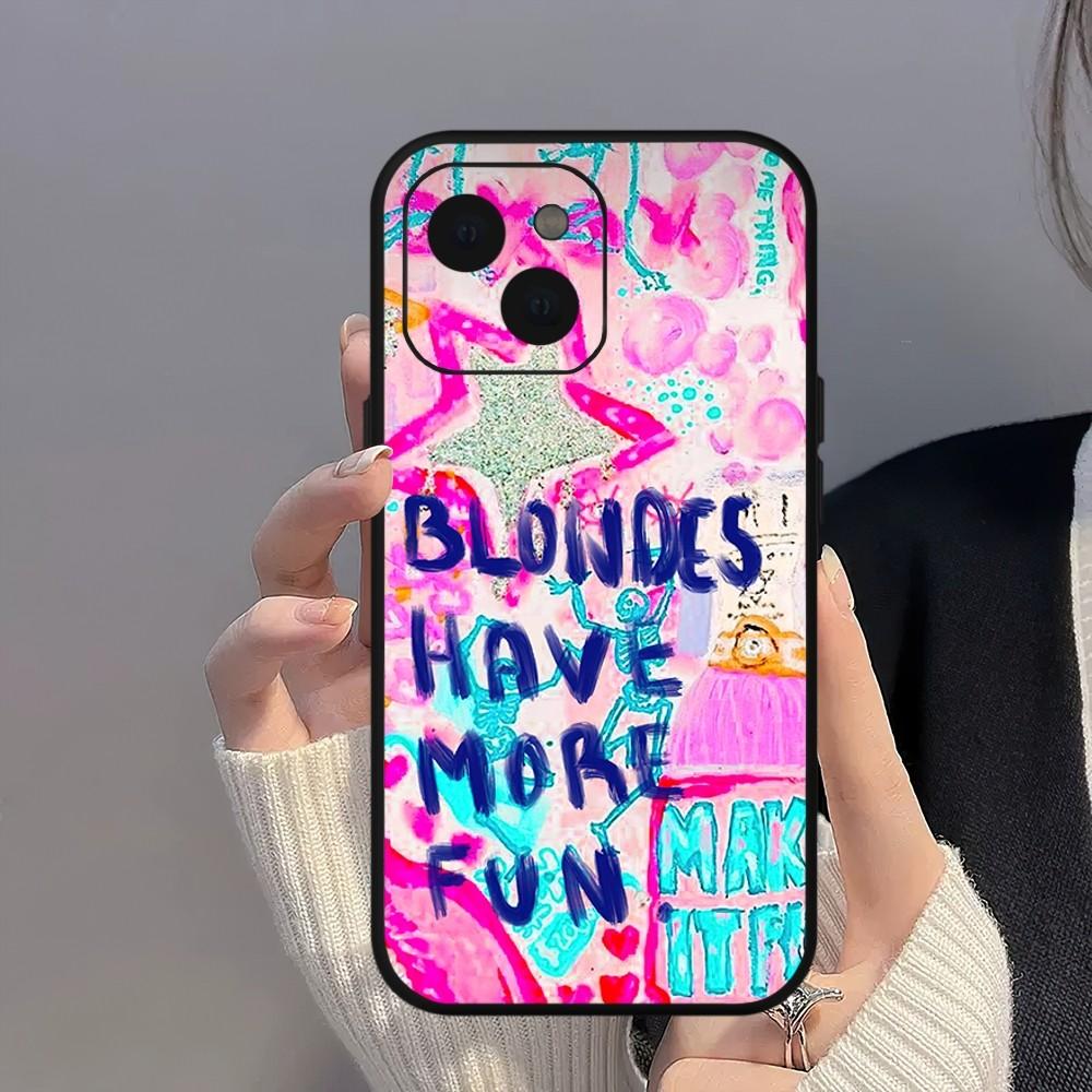 

Rod Stewart Blondes Have More Fun Phone Case For iPhone Mini 11 12 13 14 15 Pro XS Max X Plus SE XR Shell iPhone12