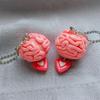 Exquisite Simulation Brain Keychain Halloween Pendant for Bags and Car Keys Stylish Handbag Ornament Gothic Holiday Gift