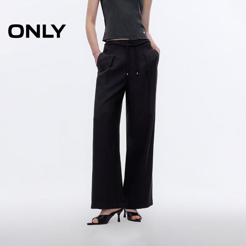 ONLY Women s High-Waist Straight Leg Casual Pants 2XL