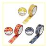 Kamiiso Sansho Made in Japan Washi Masking Tape, kimono-bi 3-roll set (Aoi, Bamboo, Diagonal Lattice