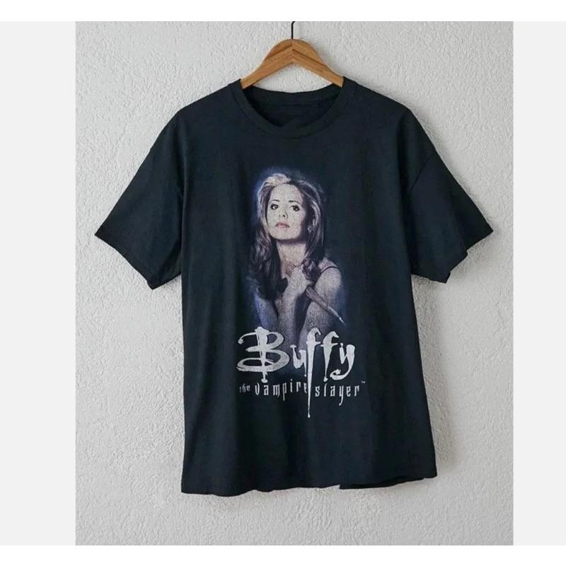 S Retro Personalized Casual TShirt Buffy The Vampire Slayer T Shirt Sarah Michelle Gellar Shirt Movie TV Show Merch Shirt