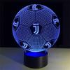 Night Led 3d Light Football Desk Lamp Illuminating Lights 7 Color Remote Gift
