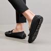 Herren Slipper Lässige Lederschuhe Leichte Mokassins Slip-on Fahrschuh