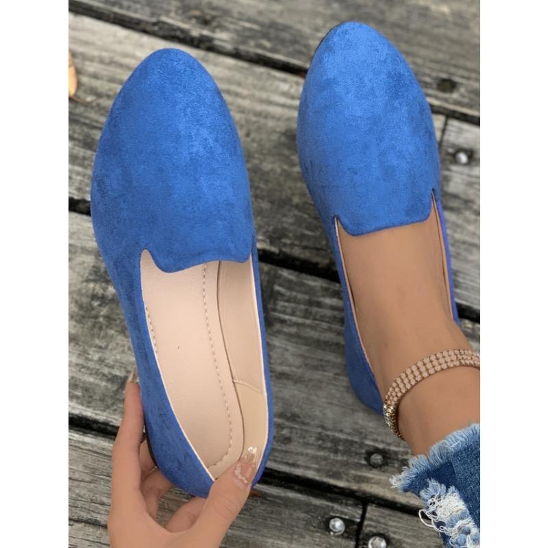 Large Size Shallow Single Shoes Women's Summer New Flat Bottom One Pedal Doudou Shoe Size Wish