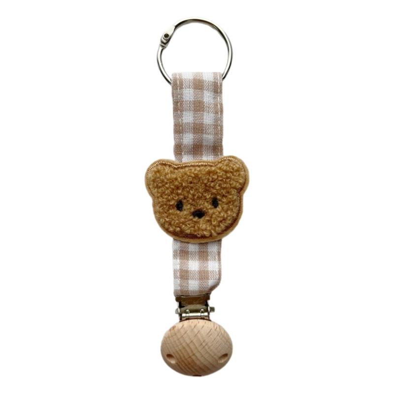

Fashionable Bear Pattern Flower Hair Clasp Lovely Flower Hat Clip Firm Hold Accessory for Trendy Women Ladies Girls