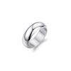 Elegant Sliver Color Fashion Wedding Rings Set For Women And Men With High Quality Material