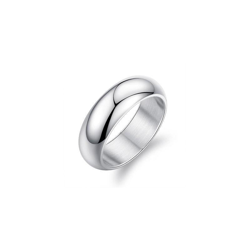 Elegant Sliver Color Fashion Wedding Rings Set For Women And Men With High Quality Material