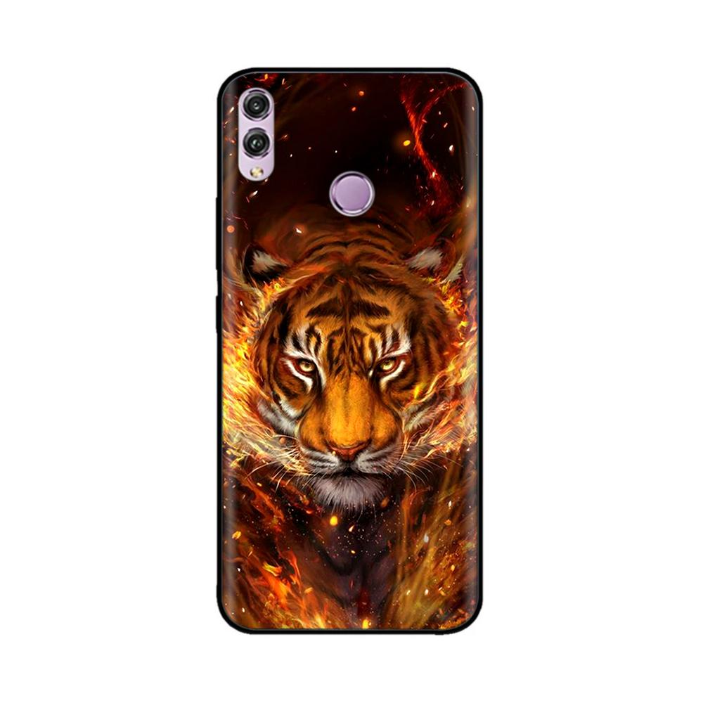 For Huawei Honor 8X Case Silicon Soft TPU Cartoon Painted Back Cover Phone Case for Huawei Honor 8X 8 X Honor8x Cases Bumper