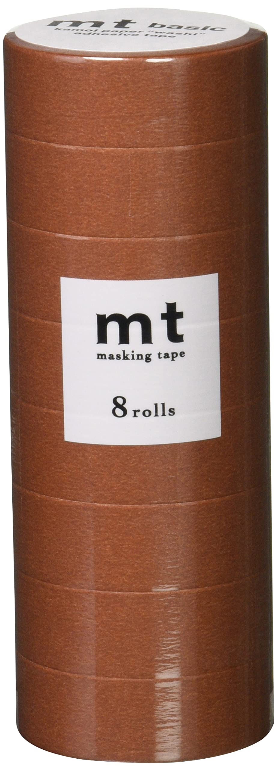 

Kamoi Kakoshi mt Masking 15mm Wide x Matte Burnt MT08P530 Tape, 8-Pack, 7m, 530mm, Orange,