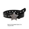 PU Belt with Star Buckle Multiple Type Waist Belt Fashion Enthusiasts Belt Coat Dress Female Wide Formal Waistband