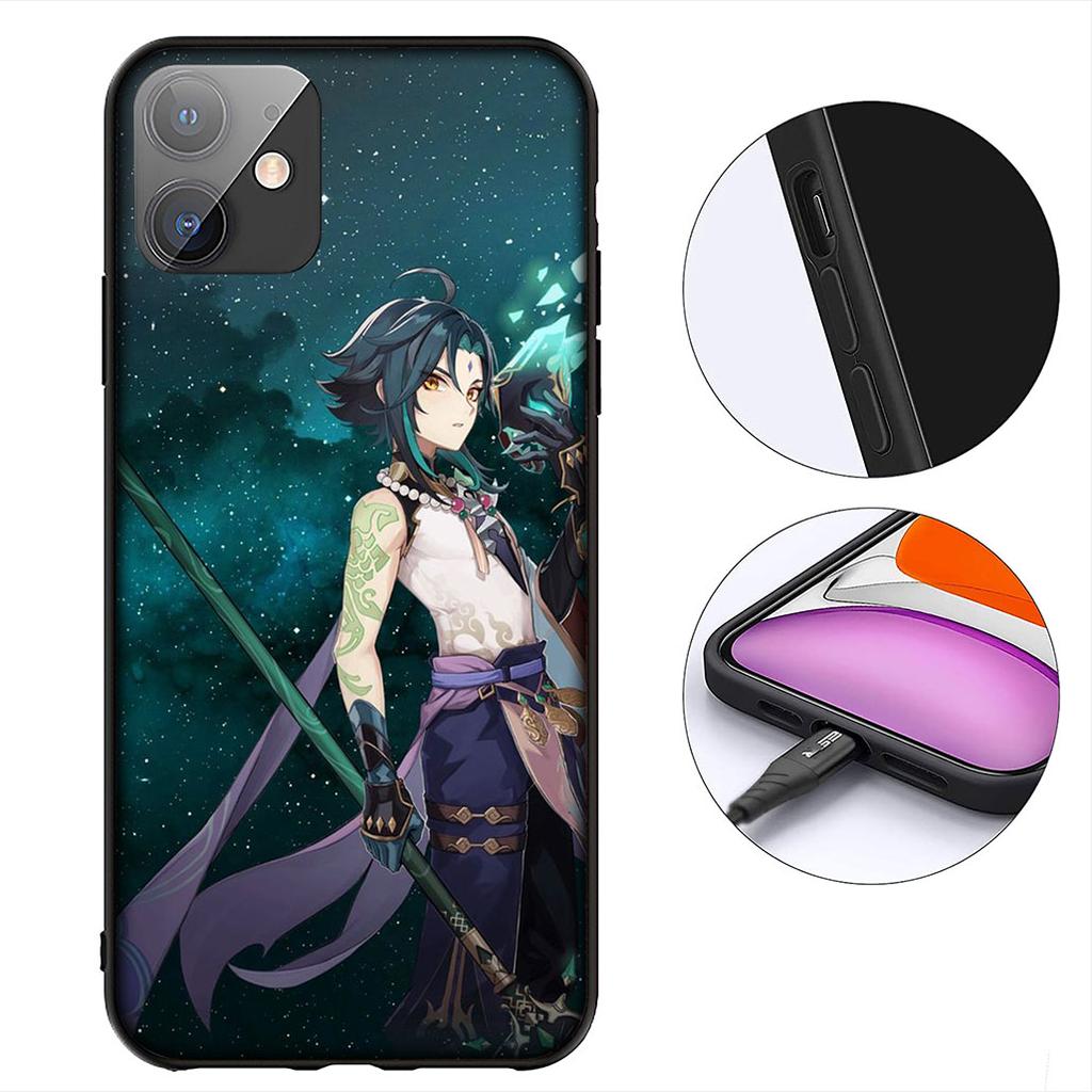 Xiao Zhong Li Genshins Impacts ZhongLi Phone Case for Xiaomi Redmi Note 12 11 10 A3 Pro 10A 10C 12C Note12 5G Protective Cover