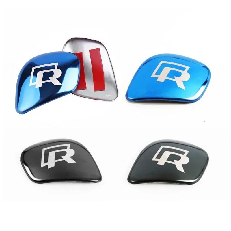 lmn1 Volkswagen Shift Lever Emblem Car Gear Stick Stickers For VW Golf Polo GTI Scirocco ID.3 Passat Tiguan CC Jetta Touareg Touran