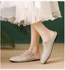 Women's 2024 Summer Flat Mule Slippers - Pointed Toe, Half Coverage, Evening Wear