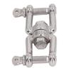 304 Stainless Steel Double Jaw Shackle Rustproof Universal Jaw Anchor Connector for Hardware Lifting Connection