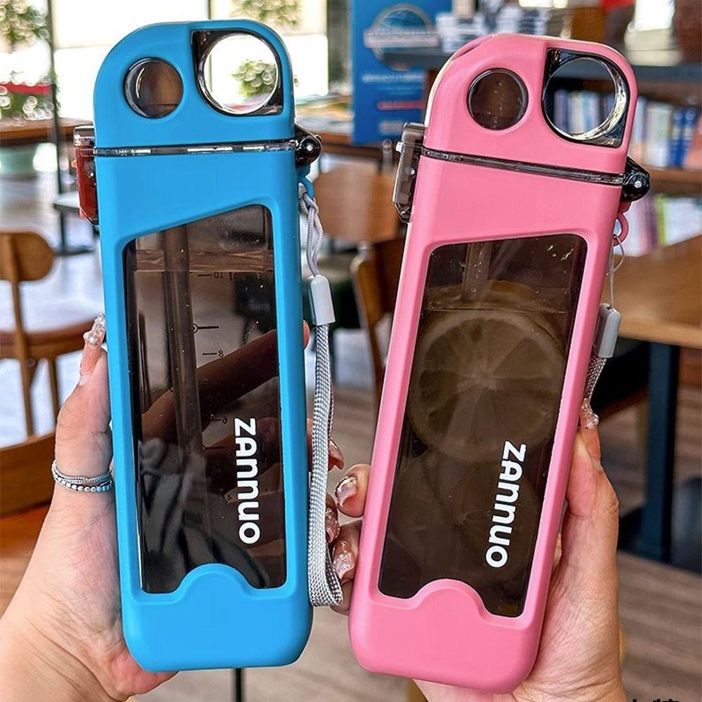 Kwadratowy Kształt Sportowy Kubek na Wodę Przenośna Butelka do Picia Prezent Kubek Fitness Podróż