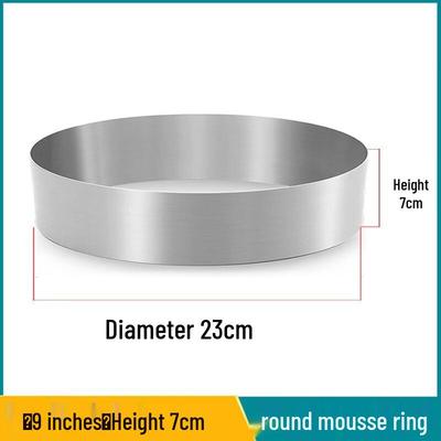 Stainless Steel Round Mousse Cake Mold Ring