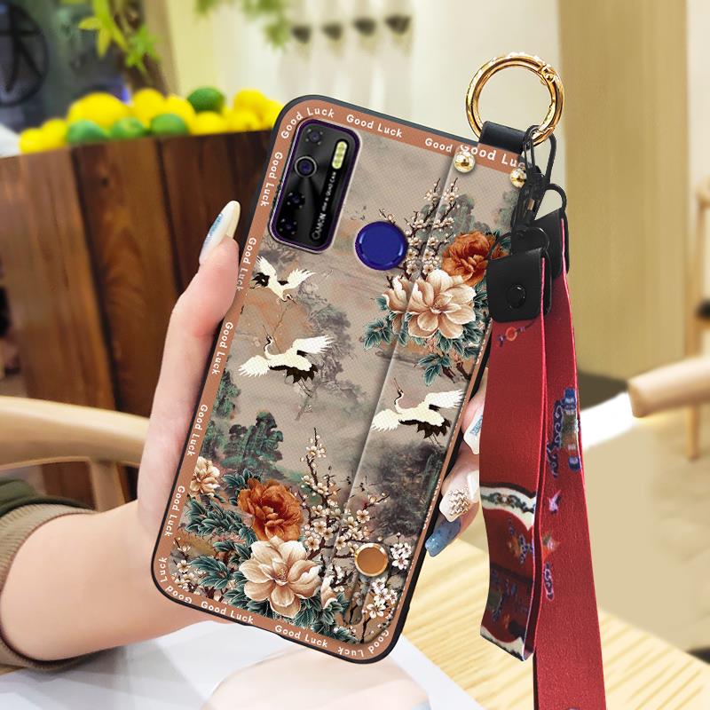Shockproof Fashion Phone Case For Tecno Camon15/15Air/16S/KD7H/CD6/CD7/Spark5/5Pro Chinese Style Back Cover Waterproof