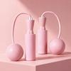 PVC Rope Material Weighted Jump Rope TPR Weighted Balls Fitness Jump Rope  Daily Exercise