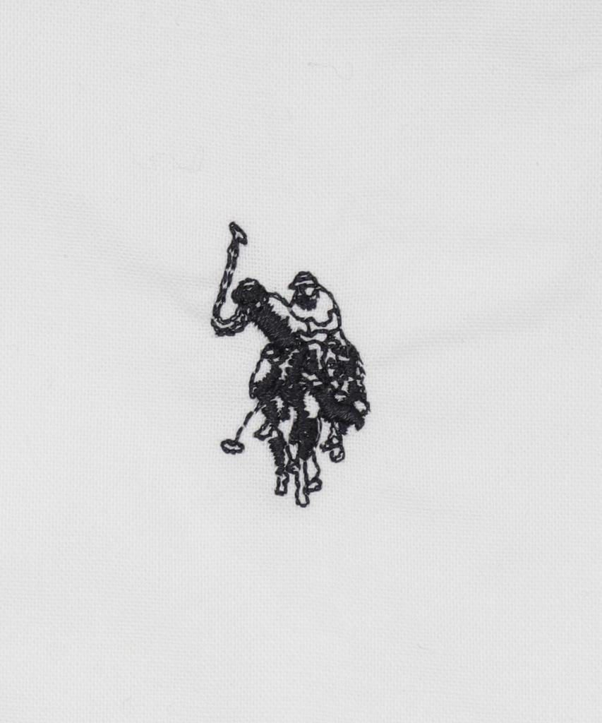 WEGO US POLO Short Sleeve Shirt with Embroidered Solid Perfect for and Size F Women's Custom-Made Color, Spring, Summer, Fall, (White)