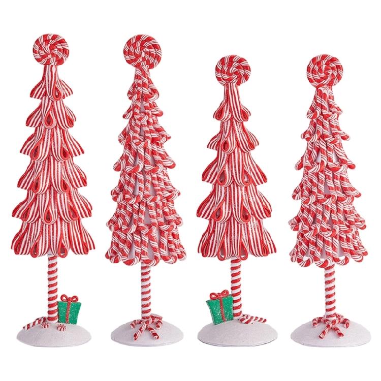 Lebhafter Zucker Weihnachtsbaumschmuck Langlebiger PVC-Schmuck für Feiertagsfeier Heim Büro Dekoration