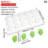 Mousse Cake Mold Silicone Baking Mold Fruit Series Hami Melon Lychee Blueberry Grape Chocolate Mold French Dessert Diy