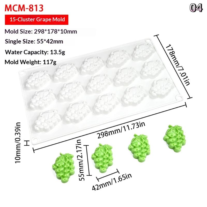 Fruit Shaped Silicone Baking Mold DIY Mousse Chocolate Dessert Mold