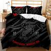 Set Copripiumino Dinosauri Dinosauri T-Rex Giurassico Dino Fossile Biancheria da Letto Dinosauro Matrimoniale Queen King Size Morbido Poliestere Copripiumino