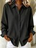 Casual Fashion Striped Women's Large Size Button Up Thin Breathable Long Sleeve Shirt Cardigan Top