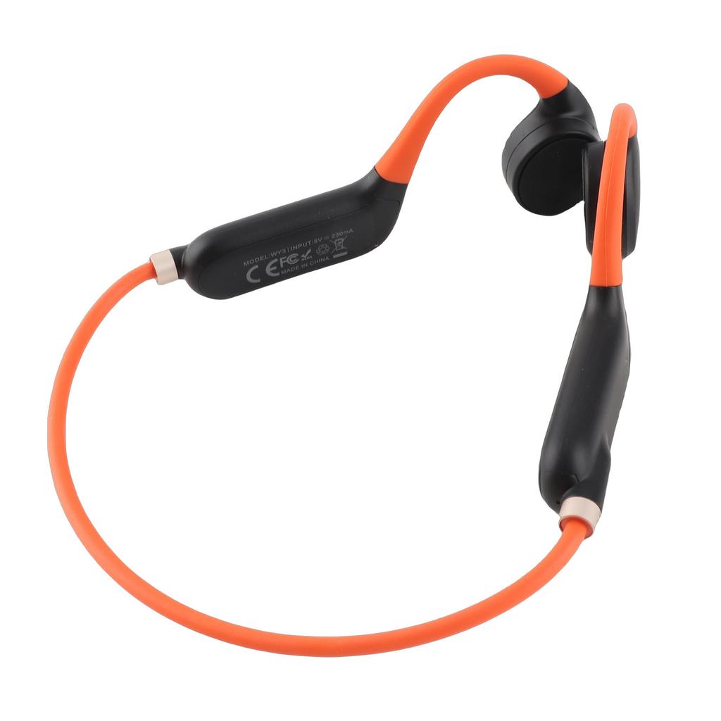 Bone Conduction Headphones IP56 Water Proof Noise Reduction Wireless Bone Conduction Headset with Mic for Outdoor Sports Daily Commuting