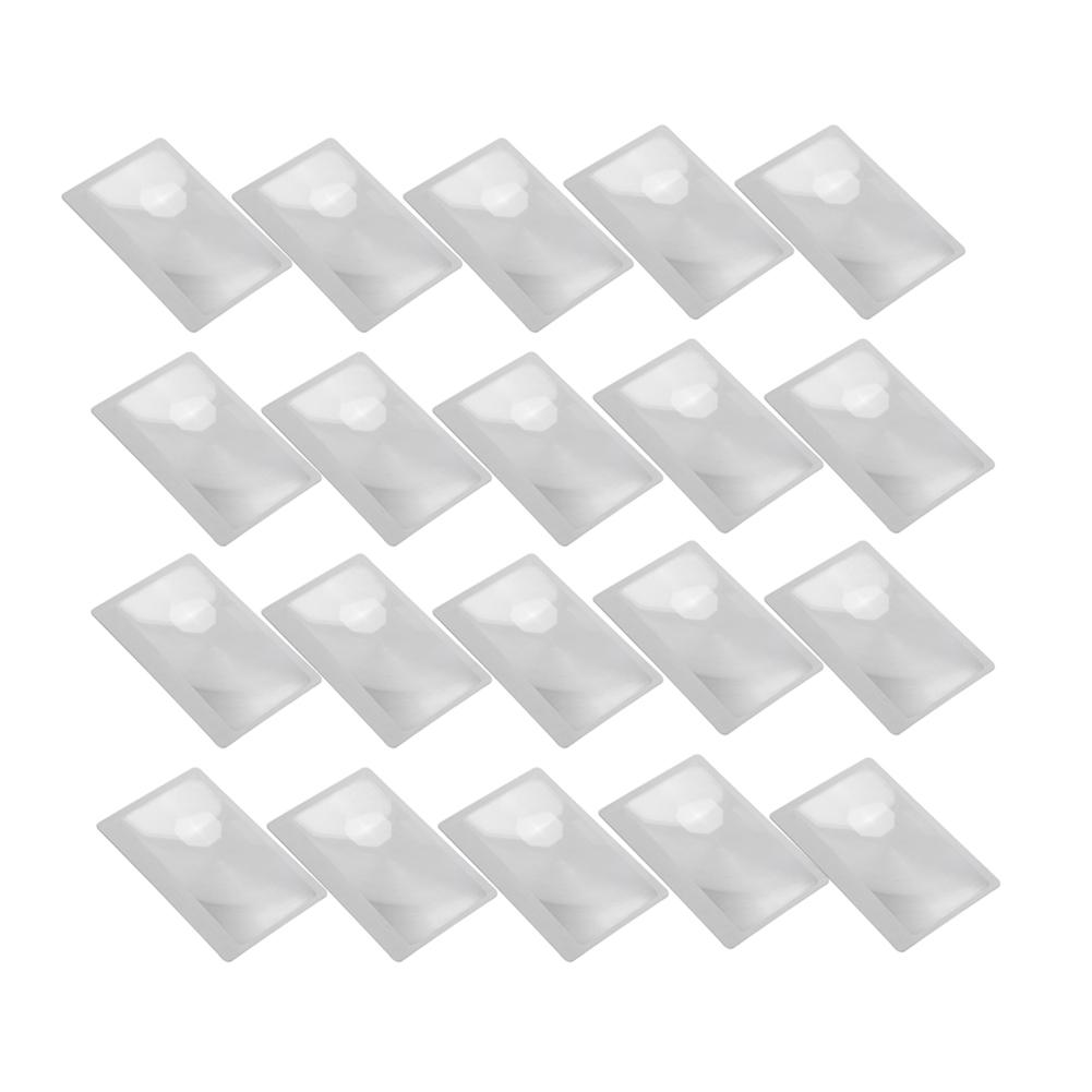 10/5/1 pcs/Set 3X Transparent Credit Card Shape Magnifiers Magnification Magnifying Fresnel Lens for Reading Newspaper Book
