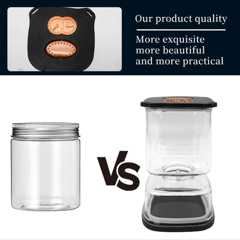 Food Safe Square Kimchi Container for Vegetable Preservation Pickle Juice Separator with Leakproof Lid