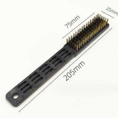Ergonomic Plastic Handle Hard Bristle Brass Cleaning Brushes Applications Cleaning Tools Ergonomic Plastic Handle