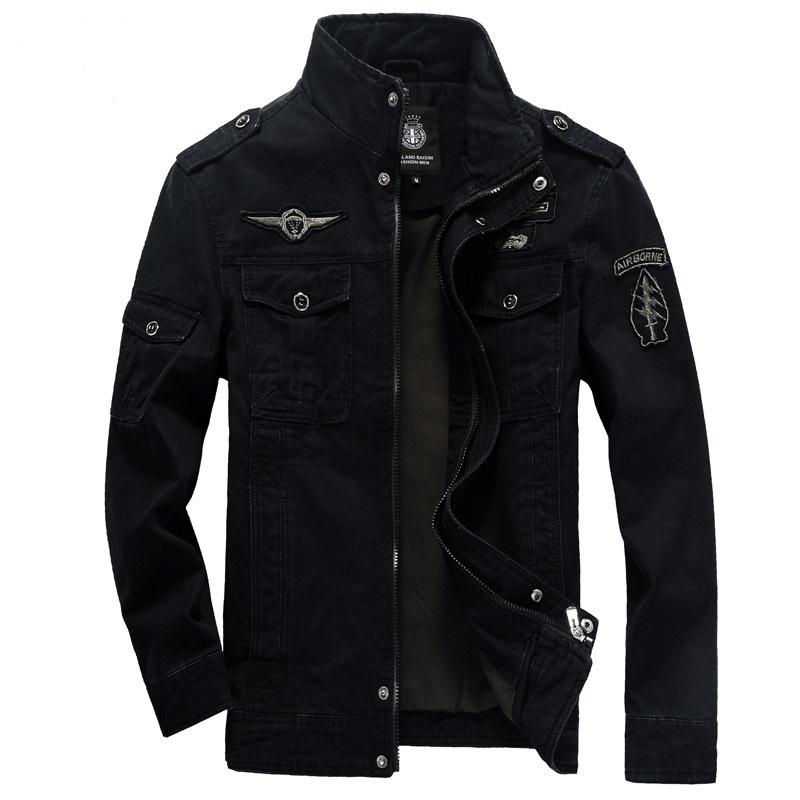 2026 Men's Plus Size Casual Military Jacket: Special Forces Flight Suit for Outdoor Sports and Workwear