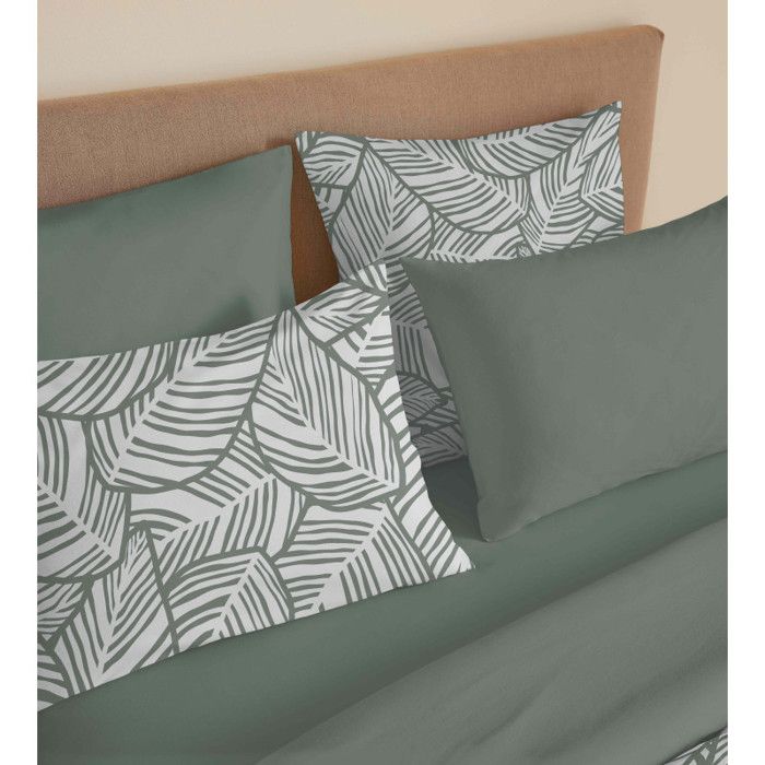 Complete Reversible Duvet Cover Set "Vanessa" 6 Pieces for 160 X 200 Bed Fira Rosemary