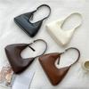 Koreanische Nischen-Damen-Achseltasche Handtasche Mode Einzel-Schultertaschen Damen PU-Leder Mode Retro Handtasche und Geldbörse