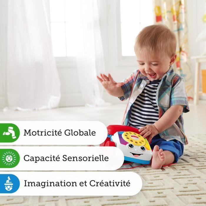 Fisher-Price - Animovaný telefon - Hračka pro rozvoj - 12 měsíců a + FGW66