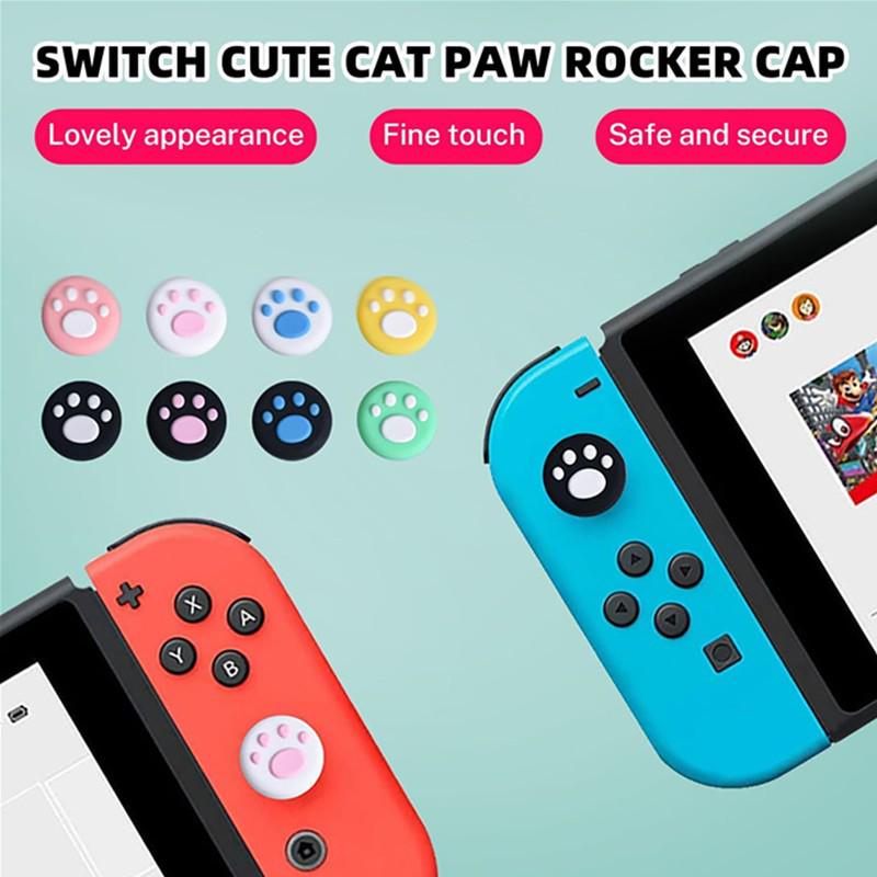 Silicone Cat Paw Joystick Button Cover Cap