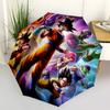 1pc Dragon Ball Z Automatic Umbrella with 8-Rib Compact Design, Foldable & Portable for Outdoor Leisure, Everyday Use - Ideal Gift for Friends and Fam