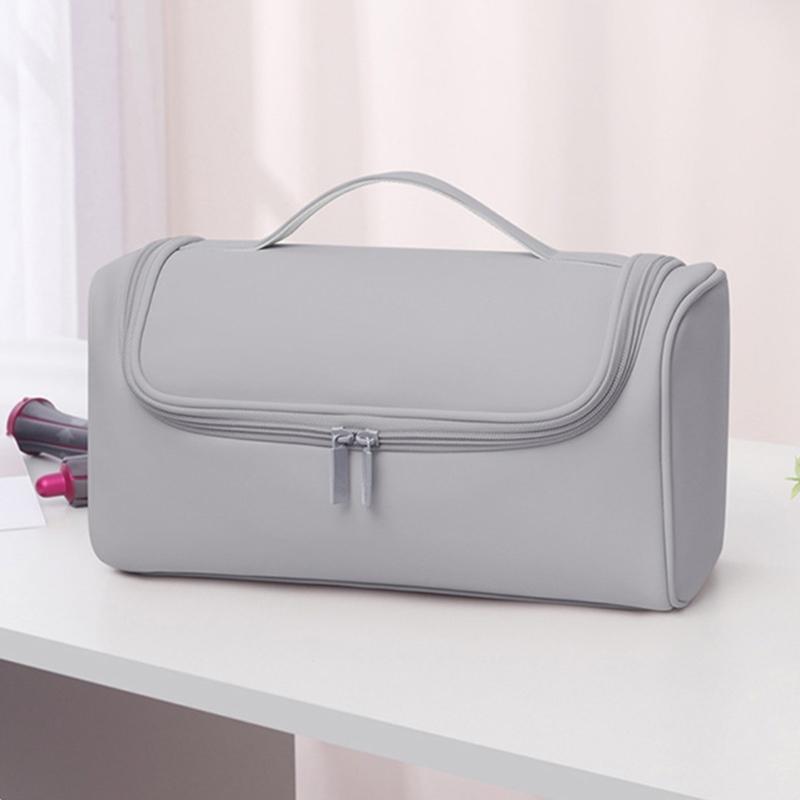 Practical Hair Dryer Organizers Large Interior Home Accessory Portable for Unsightly Wires Sturdy PU Materials
